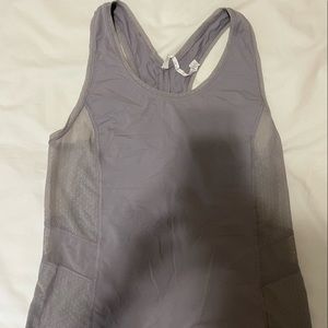 Lululemon light purple / gray athletic tank